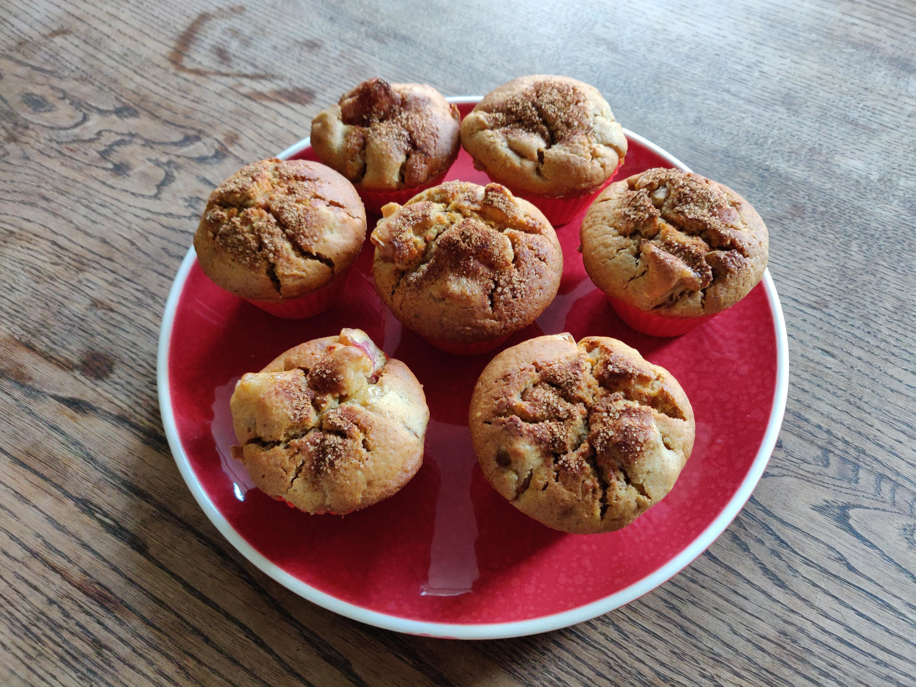 Cinnamon apple sourdough muffins Sade does … stuff!